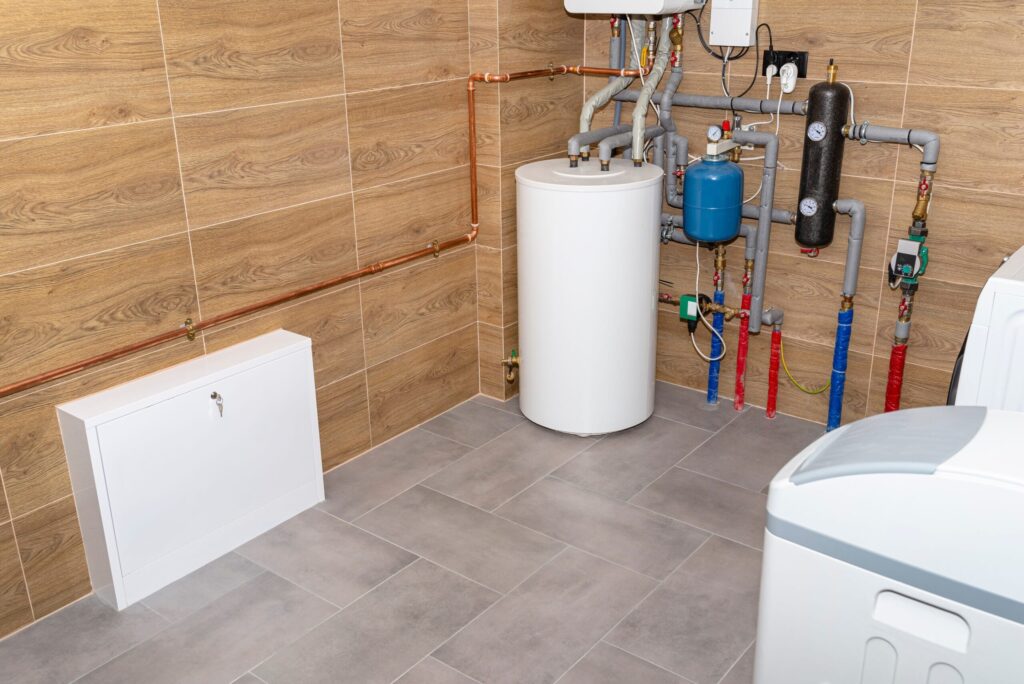 Residential water heater and plumbing system installed in Apollo Beach